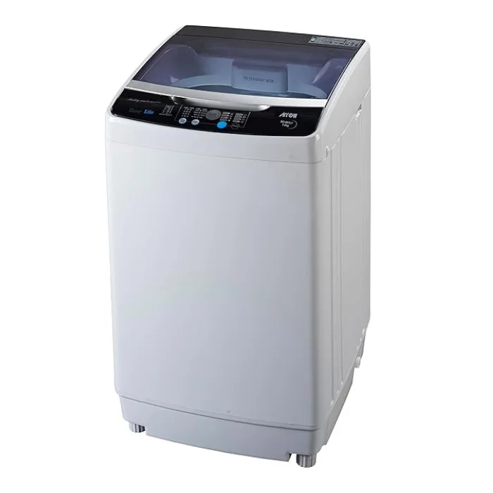 غسالة-7-كيلو-8 غسالة 7 كيلو ارو تعبئة علوية – 10 برامج – رمادي RO-08TLT - الصورة 1