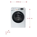 ⁦غسالة 9 كيلو اندست – أمامي – مجفف 6 ك – أبيض Xwde961480xwsex60hz⁩ - الصورة ⁦3⁩