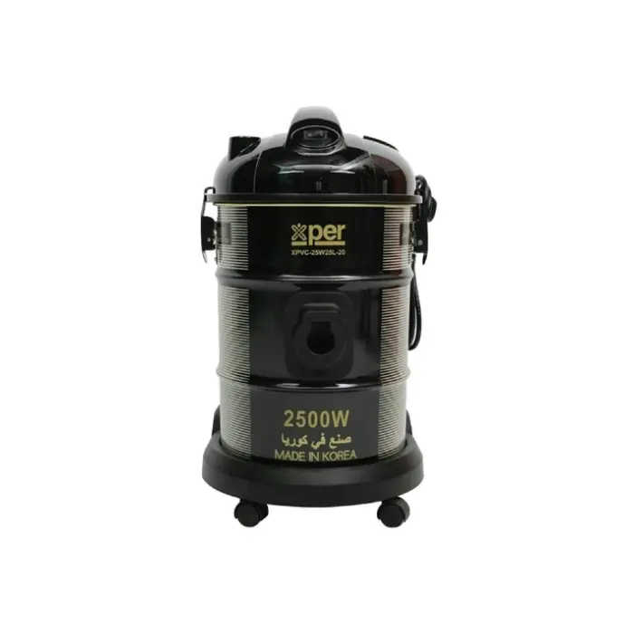 مكنسة-برميل مكنسة برميل اكسبير 25 لتر 2500 وات أسود / ذهبي XPVC-25W25L-20 - الصورة 1