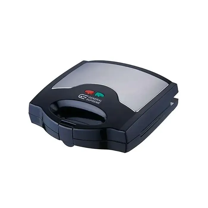 سخان ساندوتش جنرال سوبريم 3 في 1 سطح غير لاصق 750 واط – اسود GSSM750A3