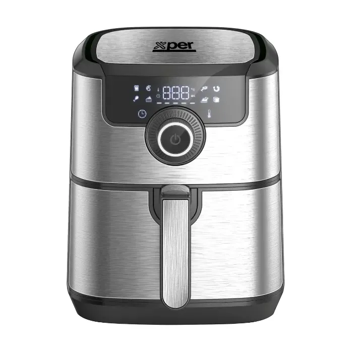 imgi_39_مقلاة-بدون-زيت مقلاة بدون زيت اكسبير 1500 وات – 3.5 لتر – ستيل XPAF-701-20 - الصورة 1