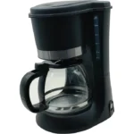 ⁦ماكينه قهوه اوسكار 1.25 لتر مع ابريق زجاج – اسود OCM 125L GL⁩ - الصورة ⁦3⁩