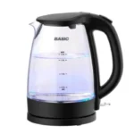 غلاية كهربائية بيسك 1.7 لتر – زجاج – أسود BK-17G