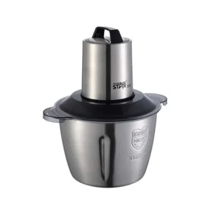 قطاعة خضار كهربائية ويننج ستار 3لتر – 300واط – اسود فضي ST-5507