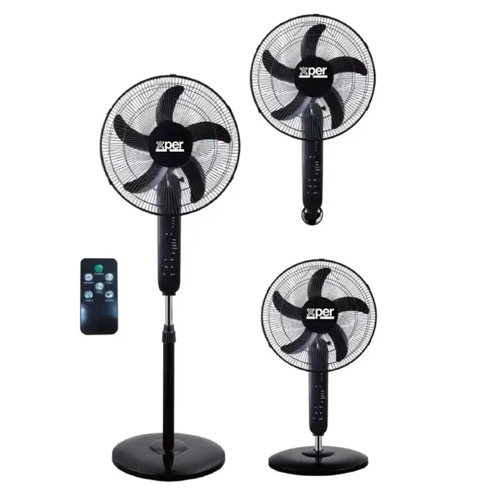 مروحة عامودية اكسبير 3*1 – 70 وات – 16 بوصة – أسود XPVF-800W