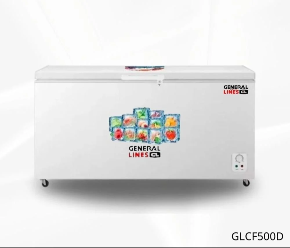 فريزر ارضي جنرال لاينز 17.9 قدم ابيض GLCF500D